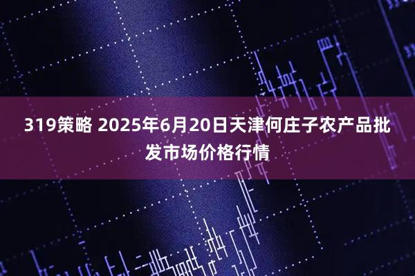 319策略 2025年6月20日天津何庄子农产品批发市场价格行情
